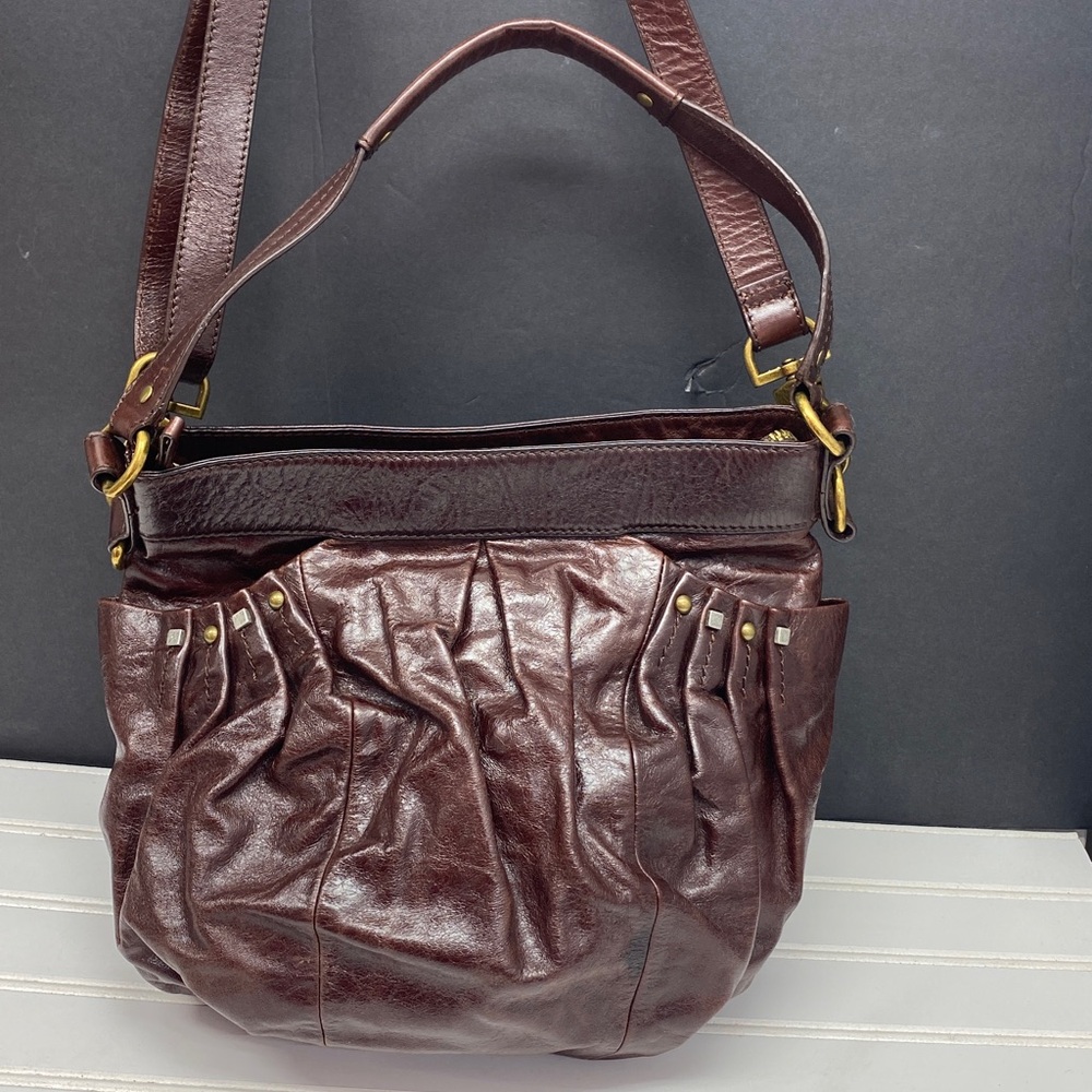 Hobo International Brown Leather Shoulder Bag Purse